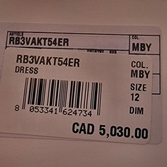 VALENTINO Mock-neck Long-sleeve Puzzle-print Midi Dress Womens Size 12 $5030 - Picture 7 of 9